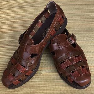 Stacy Adams Outdoor Leather Sandals Size 10.5M
